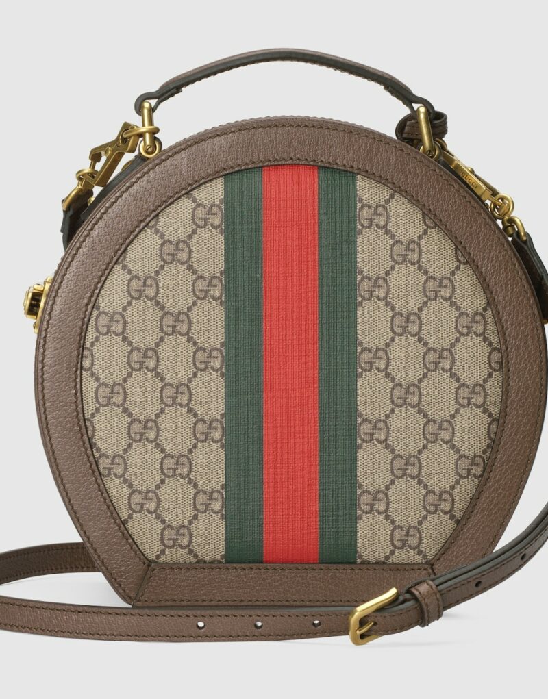 Gucci Savoy Mini Hat Box Beige 9.4in/24cm 722185 FABNN 9945