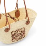 Loewe Small Anagram Basket Bag Beige For Women 15 Inches/ 38 Cm A223P65X01