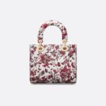 Dior Small Lady Dior My ABCDior Bag White For Women 8 Inches/ 20 Cm M0538OIFP_M933