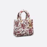 Dior Small Lady Dior My ABCDior Bag White For Women 8 Inches/ 20 Cm M0538OIFP_M933