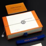 Louis Vuitton Sparkling Sapphire Bracelet Silver For Women