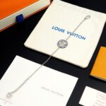 Louis Vuitton Sparkling Sapphire Bracelet Silver For Women
