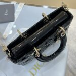 Dior Medium Lady D-Joy Bag Black For Women 8,7in/22cm