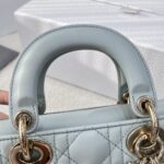 Dior Medium Lady D-Joy Bag Blue For Women 8,7in/22cm