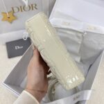 Dior Small Lady D-Joy Bag White For Women 6,3in/16cm