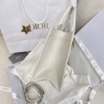 Dior Small Book Tote Bag White For Women 10,4in/26,5cm M1325OWHP_M030
