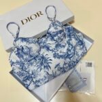 Dior Swimsuit Toile De Jouy Blue For Women