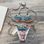 Dior Swimsuit Animal Blue For Women