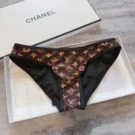 Louis Vuitton Swimsuit Chain Strap Monogram Brown For Women