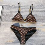 Louis Vuitton Swimsuit Chain Strap Monogram Brown For Women