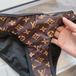 Louis Vuitton Swimsuit Chain Strap Monogram Brown For Women