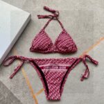Dior Swimsuit Oblique Red For Women