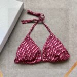 Dior Swimsuit Oblique Red For Women