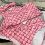 Gucci Swimsuit GG Checkered Pink For Women