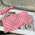 Gucci Swimsuit GG Checkered Pink For Women