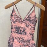 Dior Swimsuit Toile De Jouy Pink For Women