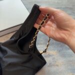 Chanel Swimsuit Drawstring Black For Women