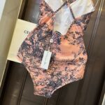 Dior Swimsuit Toile De Jouy Pink For Women