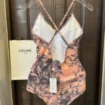 Dior Swimsuit Toile De Jouy Pink For Women