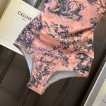 Dior Swimsuit Toile De Jouy Pink For Women