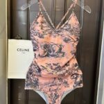 Dior Swimsuit Toile De Jouy Pink For Women