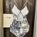 Dior Swimsuit Toile De Jouy White For Women