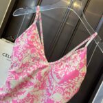 Dior Swimsuit Butterfly Wings Pink For Women