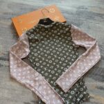 Louis Vuitton Swimsuit Long Sleeves Monogram Khaki Green For Women