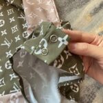 Louis Vuitton Swimsuit Long Sleeves Monogram Khaki Green For Women