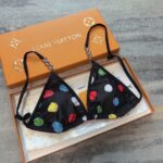 Louis Vuitton Swimsuit Polka Dots Black For Women