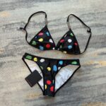 Louis Vuitton Swimsuit Polka Dots Black For Women