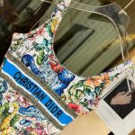 Dior Swimsuit Animal Blue For Women