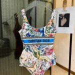Dior Swimsuit Animal Blue For Women