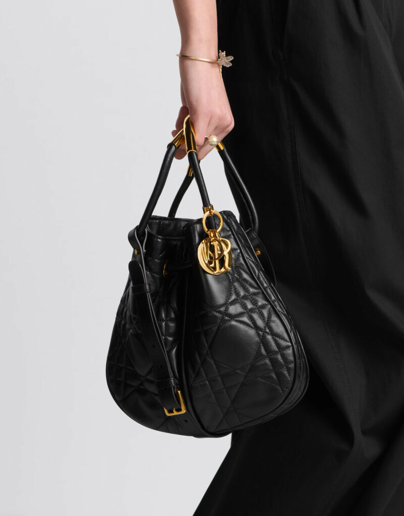 [True-to-ORIGINAL] Dior Medium Nolita Bag Black For Women 10,5in/27cm M2312UNJJ_M900