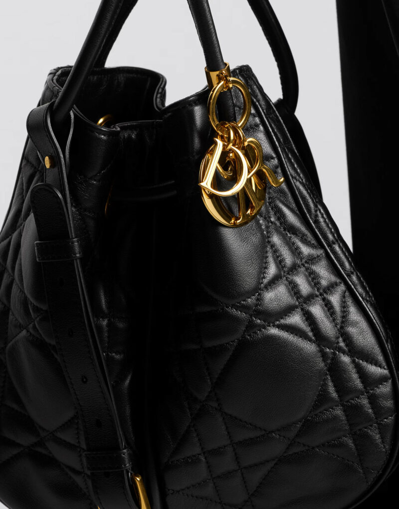[True-to-ORIGINAL] Dior Medium Nolita Bag Black For Women 10,5in/27cm M2312UNJJ_M900