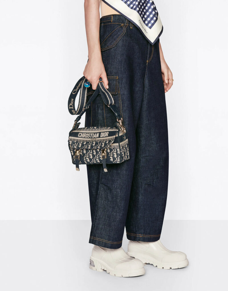 Dior Camp Small Bag Blue For Women 9in/23cm M1241ORIW_M928