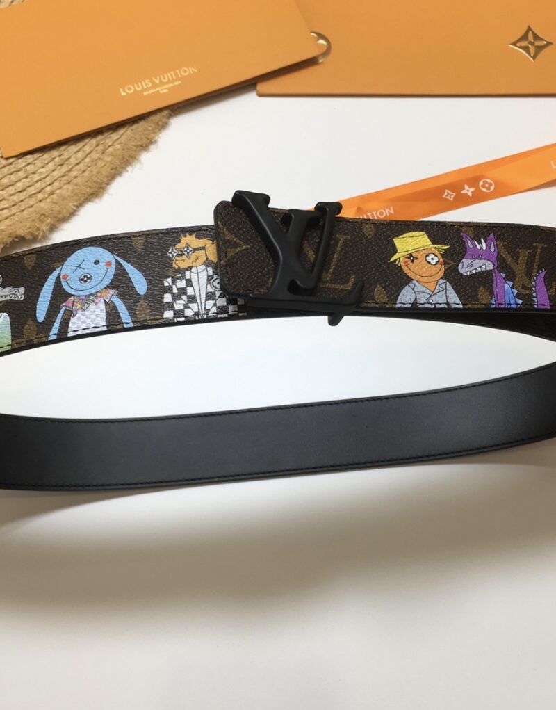 Louis Vuitton Cartoon Monogram Canvas Belt Brown For Women MP291