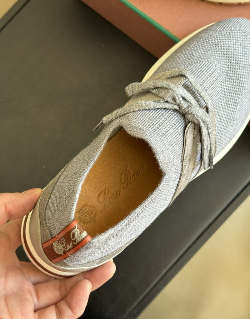 Loro Piana 360 Lp Lady Flexy Walk Sneaker Flannel Gray For Women - FAI7759 M579