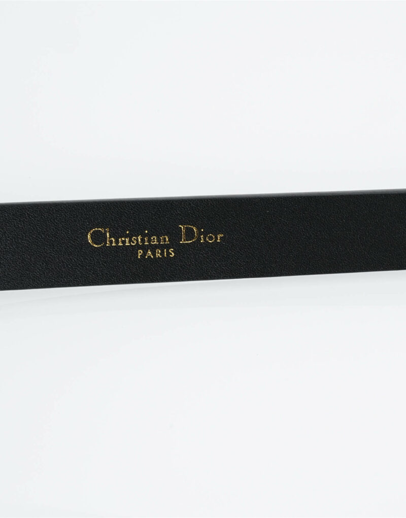 Christian Dior Saddle Belt Black For Women B0042CWGH_M900
