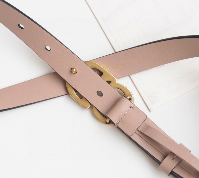 Christian Dior 30 Montaigne Reversible Belt Light Pink For Women