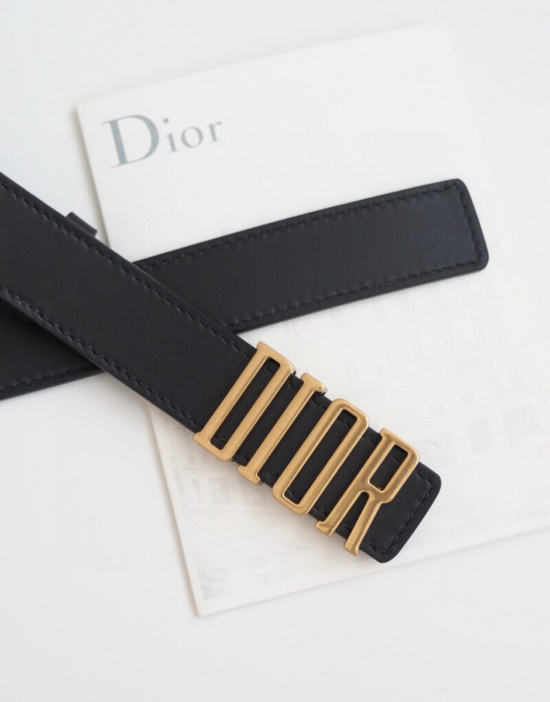 Christian Dior D-Fence Belt Belt Black For Women B0385CVWU_M900