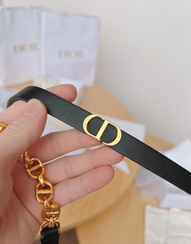 Christian Dior 30 Montaigne Belt Black For Women
