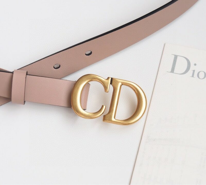 Christian Dior 30 Montaigne Reversible Belt Light Pink For Women