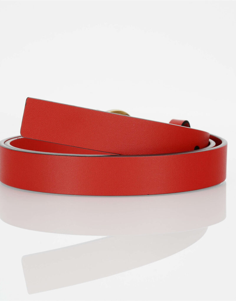 Christian Dior Saddle Belt Red For Women