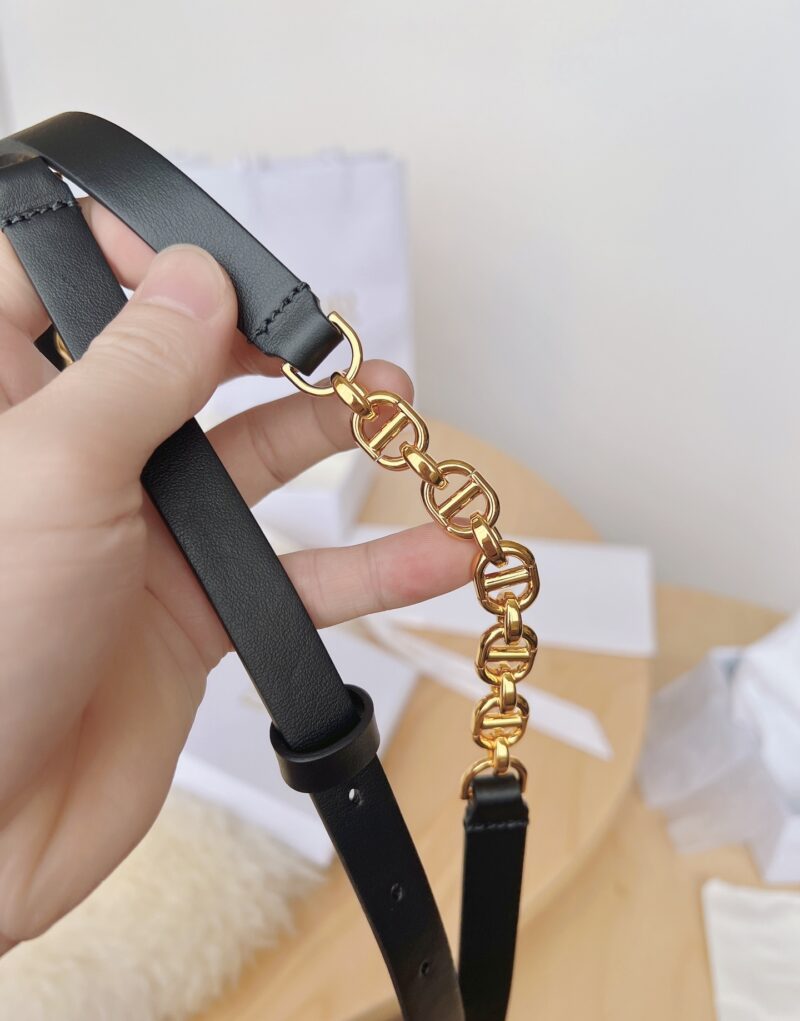 Christian Dior 30 Montaigne Belt Black For Women