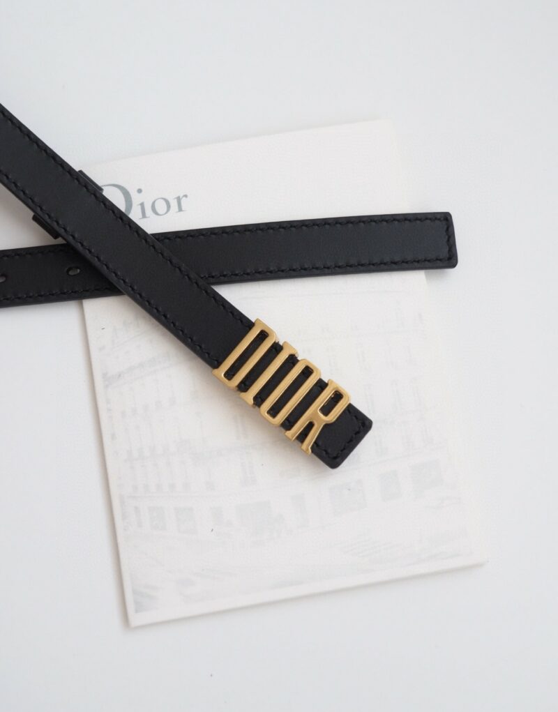 Christian Dior D-Fence Belt Belt Black For Women B0385CVWU_M900