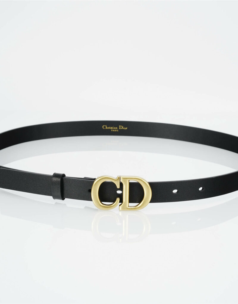 Christian Dior Saddle Belt Black For Women B0042CWGH_M900