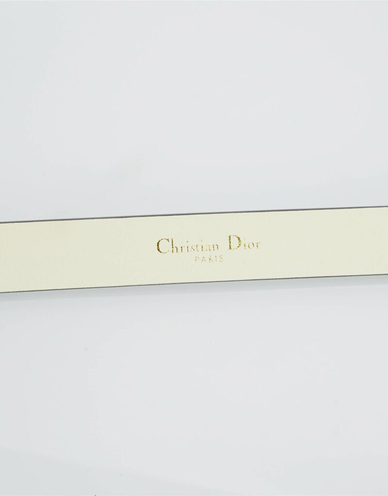 Christian Dior Saddle Belt White For Women B0042CWGH_M030