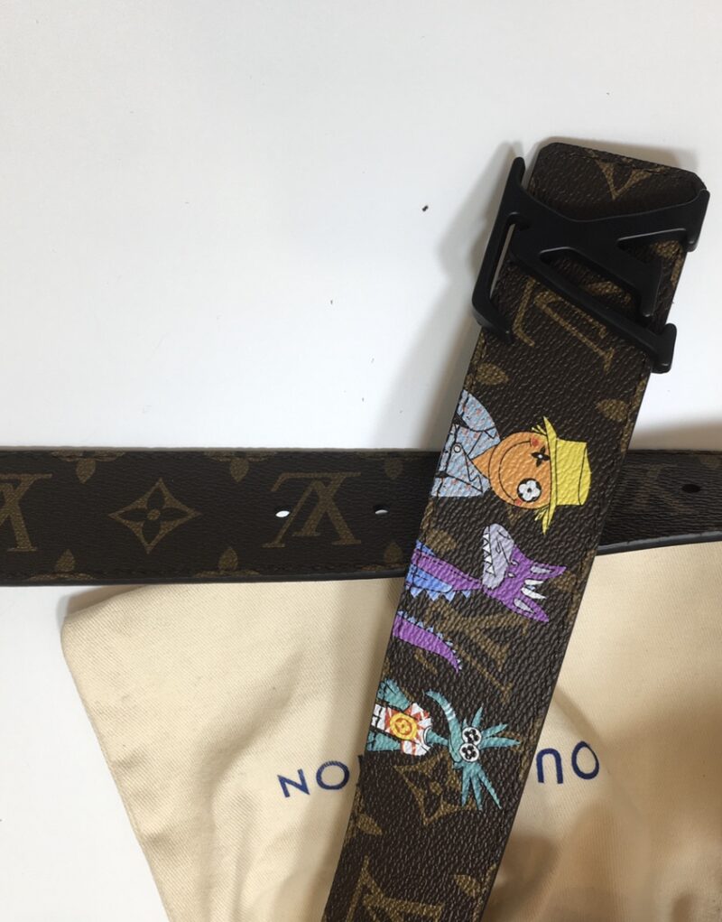 Louis Vuitton Cartoon Monogram Canvas Belt Brown For Women MP291