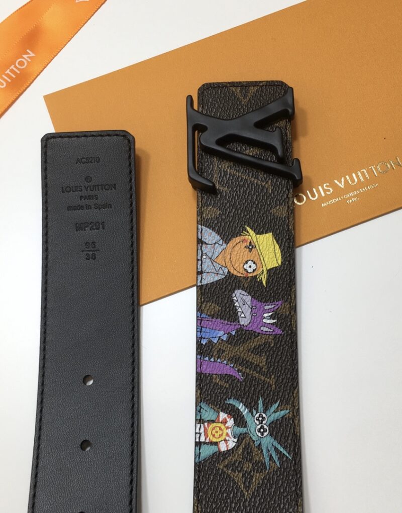 Louis Vuitton Cartoon Monogram Canvas Belt Brown For Women MP291